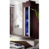 Vitrina Suspendata FLY Genarom AM 23 ZW FY 41 Negru / Alb Lucios